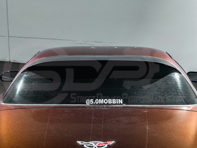 1997-2004 Corvette C5 Z06 Coupe | SDP Performance CARBON FIBER Rear Window Top Roof Wing Spoiler