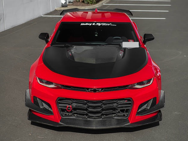 2016-UP CAMARO ZL1 CARBON FIBER FRONT SPLITTER LIP GROUND EFFECTS