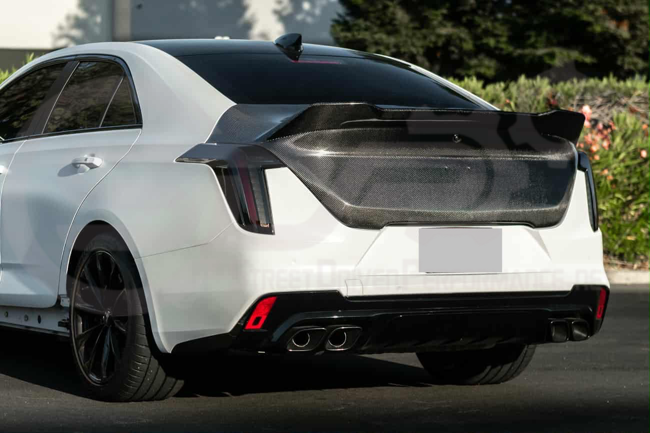 2020-UP CADILLAC CT4, CT4 V, AND CT4-V BLACKWING | BLACKWING STYLE REAR TRUNK LID WITH INTEGRATED SPOILER
