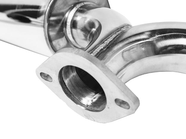 2019-Up Mazda 3 Hatchback | T-304 Dual Muffler Axle Back Burnt Tips Exhaust