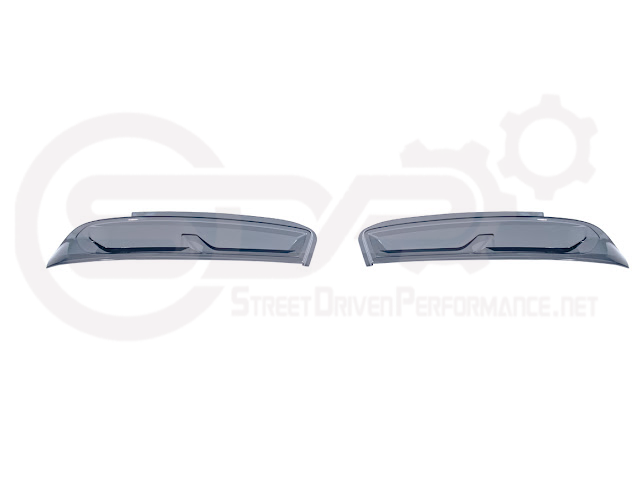 2016-2018 CHEVROLET CAMARO | SMOKE TINTED REAR TAIL LIGHT TRIM BEZEL COVER PAIR