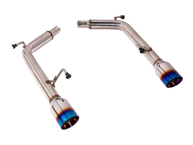 2007-2008 INFINITI G35 SEDAN & 2008-2014 INFINITI G37 SEDAN | MUFFLER DELETE AXLE BACK DUAL TIPS EXHAUST (CHROME TIPS OR BURNT BLUE TIPS)