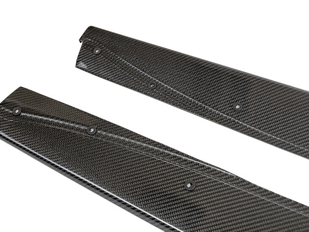 2014-2018 BMW F80 M3 | M-Performance Extended CARBON FIBER Side Skirts Extension Rocker Panel Ground Effects
