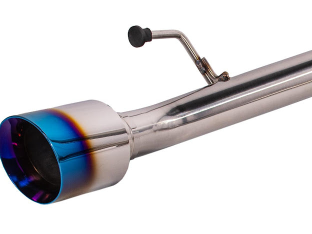 2023-PRESENT NISSAN 400Z RZ34 | MUFFLER DELETE AXLE BACK DUAL TIPS EXHAUST (CHROME OR BURNT BLUE TIPS)