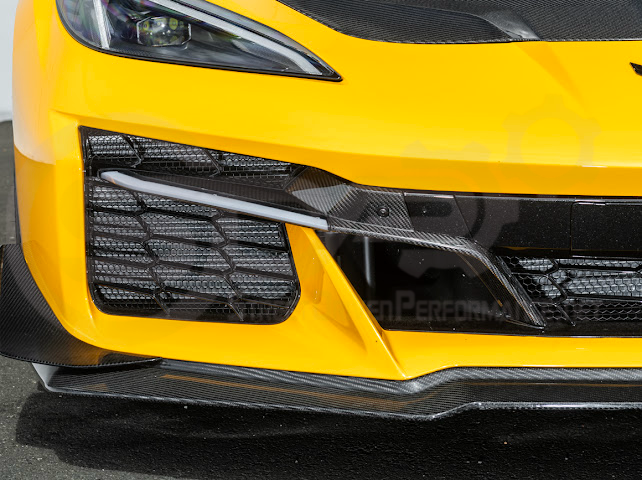 2023+ CHEVROLET CORVETTE C8 Z06 | CARBON FIBER SEQUENTIAL LED DRL LIGHT BAR BEZEL INSERT