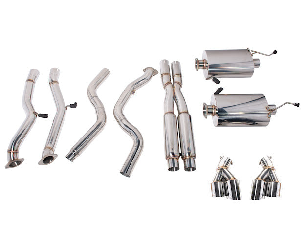 2016-PRESENT CHEVROLET CAMARO V8 COUPE QUAD TIPS CAT BACK EXHAUST