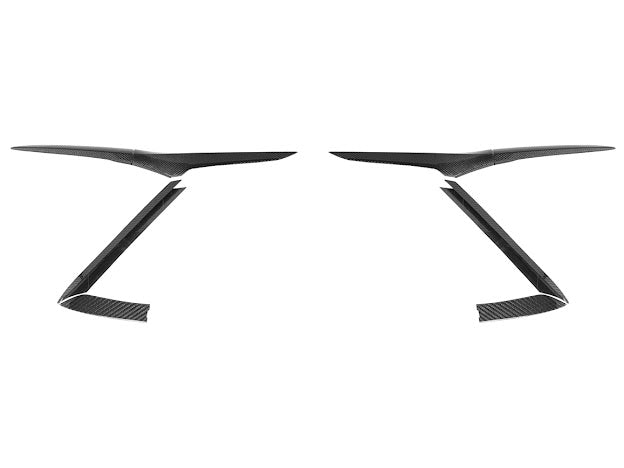 2020+ CHEVROLET CORVETTE C8 Z06/ E-RAY | CARBON FIBER SIDE FENDER VENT DOOR HANDLE TRIM PAIR