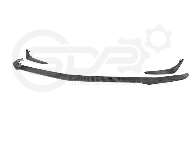 2020-2024 CADILLAC CT4-V BLACKWING SEDAN | CARBON FIBER FRONT LIP SPLITTER CANARDS WINGLETS & SIDE SKIRTS ROCKER PANELS GROUND EFFECTS