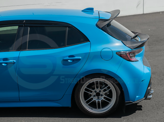 2019-UP TOYOTA GR COROLLA | JDM SDP PERFORMANCE STYLE CARBON FIBER REAR ROOF WING DUCKBILL SPOILER