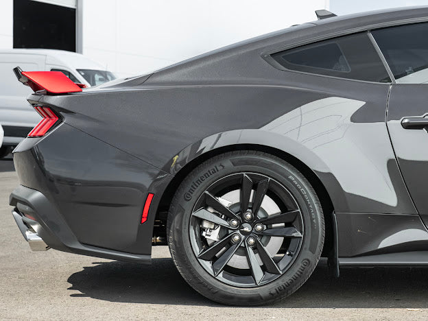 2024-Up Ford Mustang S650 | CARBON FIBER GT Performance Wing Rear Gurney Flap Spoiler *ADD-ON*