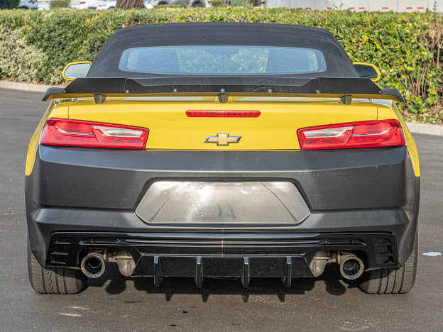2010-2013 5TH GEN CAMARO GM FLUSH MOUNT WING SMOKE TINTED WICKERBILL