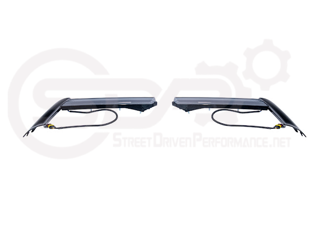 2020-UP CORVETTE C8 STINGRAY & Z51 | SEQUENTIAL FRONT GRILLE LED DRL LIGHT BAR BEZEL INSERTS PAIR
