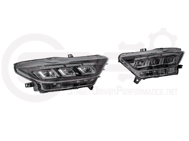 2015-2017 Ford Mustang S550 | S650 Style LED DRL Sequential Signal Projector Headlights Pair