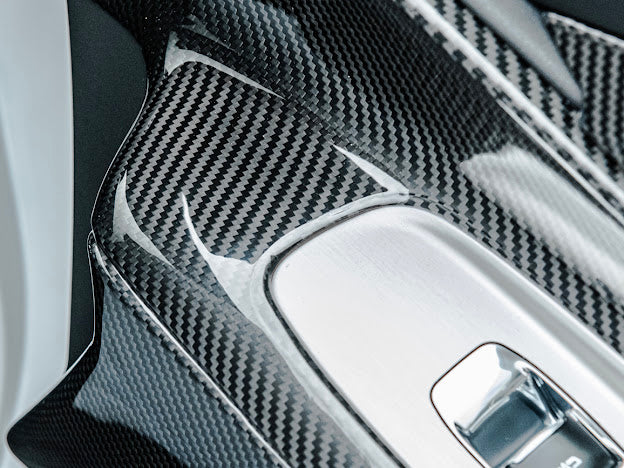 2020+ CHEVROLET CORVETTE C8 CARBON FIBER WINDOW SWITCH TRIM & PILLAR PANEL REPLACEMENT