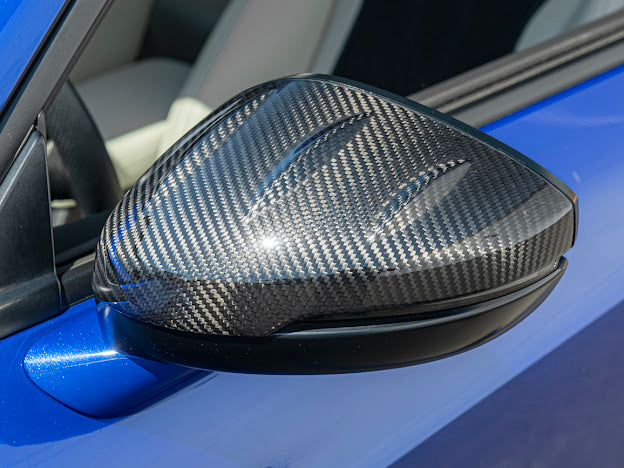 2023+ Acura Integra & 2022+ Honda Civic | JDM Mugen Style CARBON FIBER Side Mirror Covers Cap Replacement Clip-On (Pair)