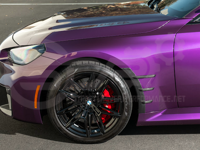 2023-UP BMW G87 M2 | DRY CARBON FIBER ADD-ON FENDER WHEEL ARCH TRIM FRONT & REAR PAIR