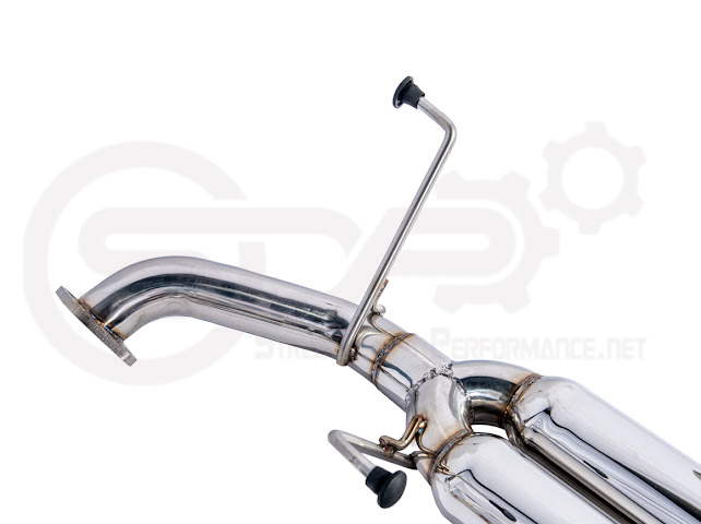 2022-PRESENT SUBARU WRX | MUFFLER DELETE BOSO AXLE BACK EXHAUST (CHROME OR BURNT BLUE TIPS)