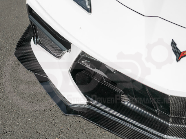 2020+ CORVETTE C8 STINGRAY & Z51 | Z06 Z07 PERFORMANCE FRONT LIP SPLITTER & CANARDS GROUND EFFECTS