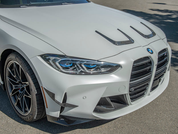 2021-UP BMW G80 M3 & G82 / G83 M4 | M-PERFORMANCE STYLE CARBON FIBER FRONT HOOD SCOOP VENTS