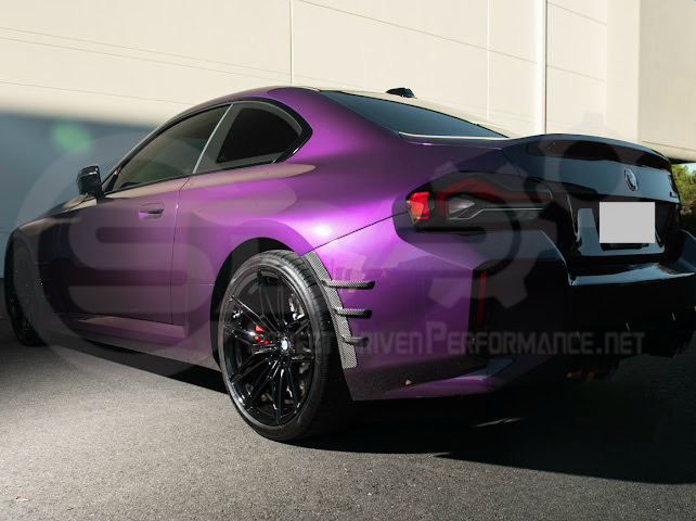 2023-UP BMW G87 M2 | DRY CARBON FIBER ADD-ON FENDER WHEEL ARCH TRIM FRONT & REAR PAIR