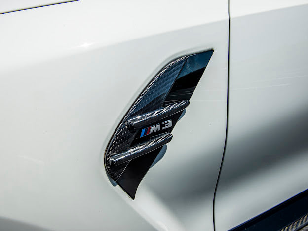 2021-Up BMW G80 M3 & G82 / G83 M4 | Factory Style CARBON FIBER Side Fender Vent Trim Cover (Pair)