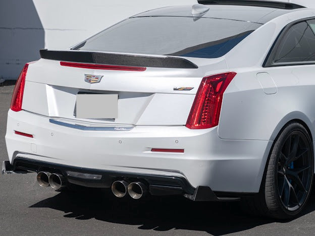 2016-2019 ATS-V COUPE  | Wickerbill Trunk Spoiler Wing Carbon Fiber