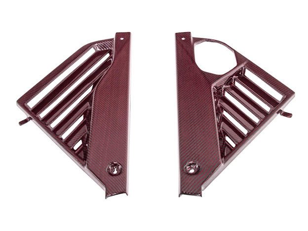 2023-Up Corvette C8 Z06 Coupe | RED CARBON FIBER Engine & Bay Panel Cover