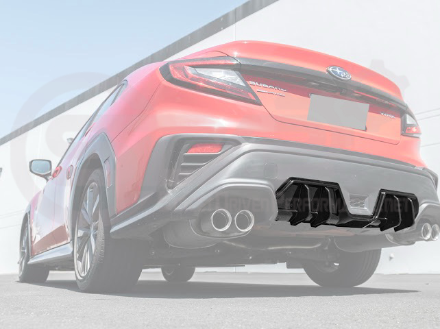 2022-UP SUBARU WRX | JDM PERFORMANCE STYLE ADD ON REAR BUMPER DIFFUSER
