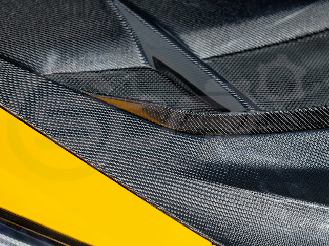 2020+ Corvette C8 | ZR1 Style Replica CARBON FIBER Front Hood