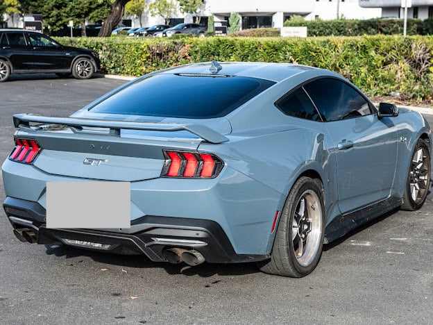 2024-UP FORD MUSTANG S650 | CARBON FIBER REAR TAIL LIGHT TRIM BEZEL COVERS PAIR