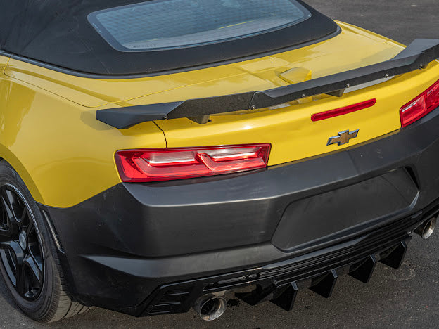 2010-2013 5TH GEN CAMARO GM FLUSH MOUNT WING SMOKE TINTED WICKERBILL