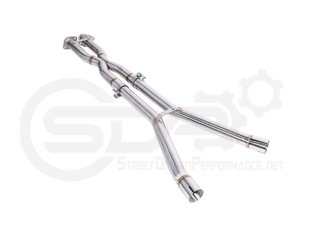 2005-2008 CHEVROLET CORVETTE C6 6.0L 6.2L | T-304 STAINLESS STEEL 2.5 IN X PIPE
