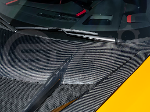 2020+ Corvette C8 | ZR1 Style Replica CARBON FIBER Front Hood