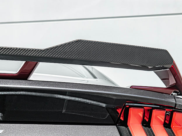 2024-Up Ford Mustang S650 | CARBON FIBER GT Performance Wing Rear Gurney Flap Spoiler *ADD-ON*