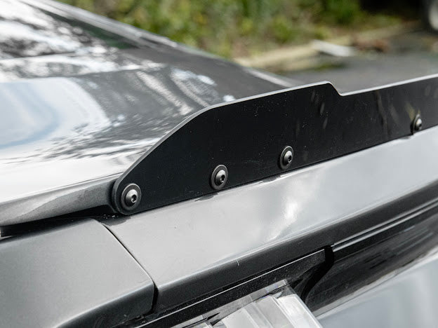2015-23 FORD MUSTANG GT | SMOKE TINTED REAR SPOILER WICKERBILL FLAP INSERT