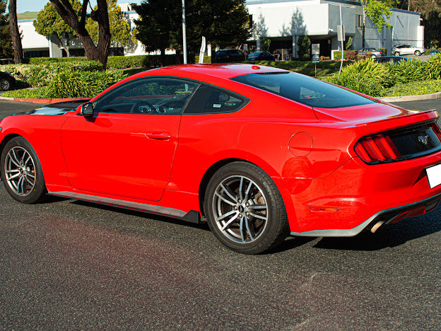 2015-23 FORD MUSTANG GT350 COUPE | PERFORMANCE PACKAGE SIDE SKIRTS ROCKER PANELS EXTENSION GROUND EFFECTS