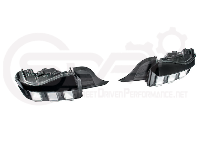2024-Up Ford Mustang S650 | EURO Style Sequential Signal LED Clear Lenses Rear Taillights Pair