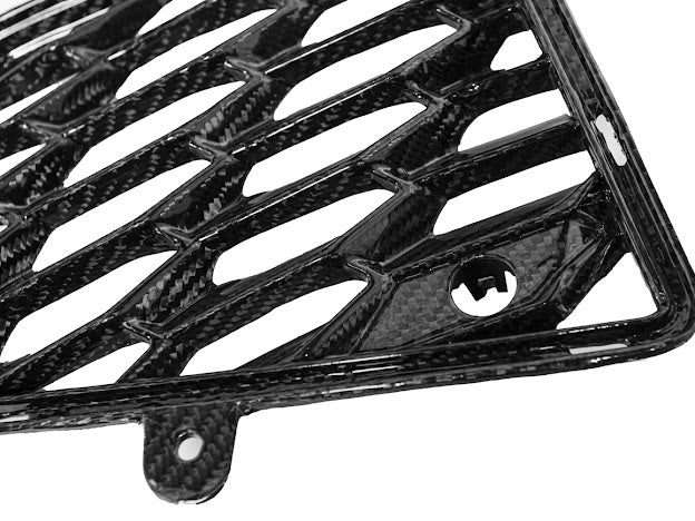 2020+ CHEVROLET CORVETTE C8 STINGRAY & Z51 | CARBON FIBER REAR GRILL TRIM COVER PAIR