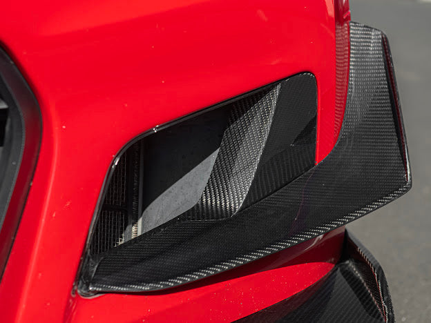 2017-UP CAMARO ZL1 1LE FRONT AIR DUCT BEZELS & CANARDS DIVE PLANES