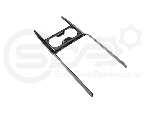 2024-Up Tesla Cybertruck | Interior DRY Carbon Fiber Center Cup Holder Trim Cover