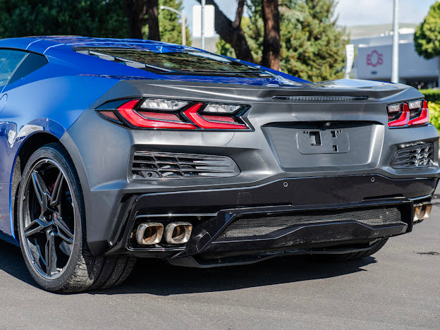 2020-PRESENT CORVETTE C8 STINGRAY & Z51 | Z06 CONVERSION REAR BUMPER & SPOILER KIT