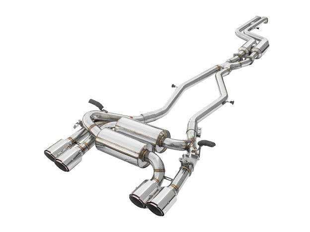 2014-2019 BMW F80 M3 & F82 / F83 M4 | MUFFLER AXLE BACK WITH RESONATED MID PIPE CAT BACK EXHAUST