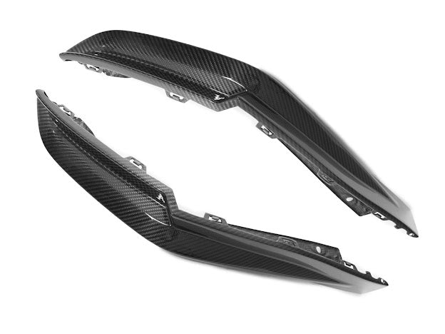 2021-Up BMW G80 M3 | Factory Style CARBON FIBER Rear Apron Lip Splitter Pair