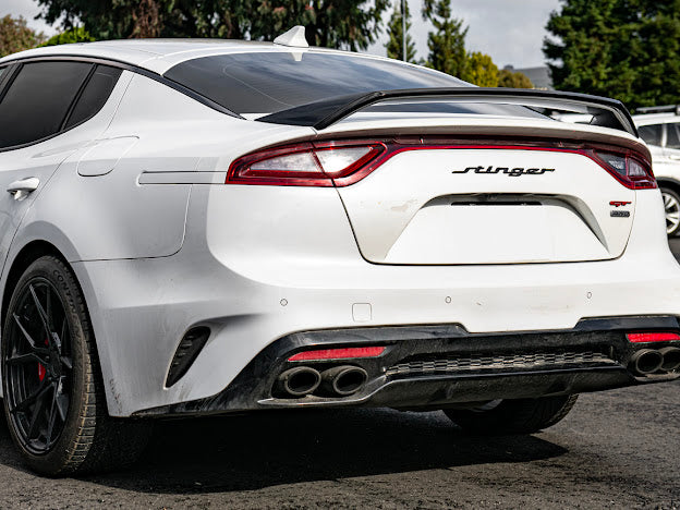 2018-Up Kia Stinger Scorpion GT Style GLOSSY BLACK Rear Trunk Lid Wing Spoiler