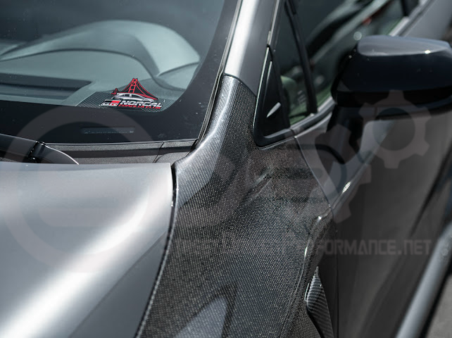 2023-UP GR COROLLA | FACTORY STYLE CARBON FIBER FRONT SIDE FENDERS WITH VENTS (PAIR)