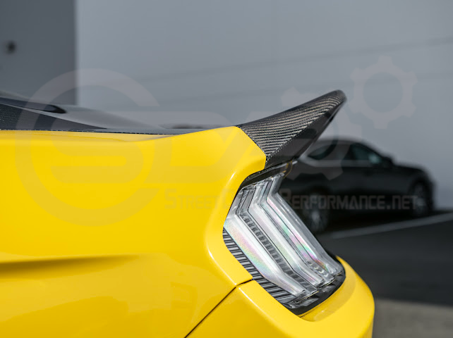 2015-2023 FORD MUSTANG | SUPER SNAKE STYLE REPLACEMENT REAR TRUNK LID WITH INTEGRATED SPOILER