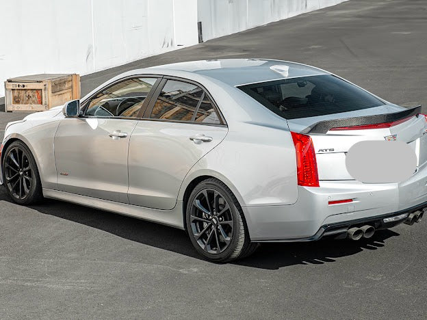 2016 - 2019 Cadillac ATS-V Sedan | Carbon Fiber SDP Style Rear Trunk Lid Spoiler Wing