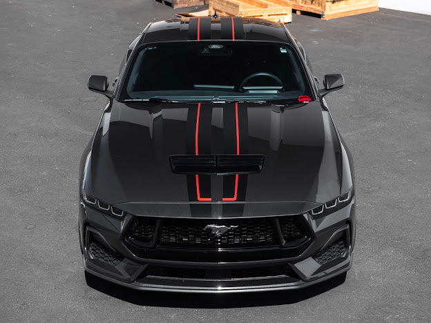 2024-UP FORD MUSTANG S650 | HOOD BODY STRIPE 3M DECALS