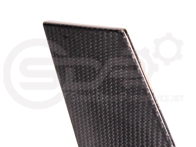 2024-Up Tesla Cybertruck | Interior DRY Carbon Fiber Rear Display Lower Trim Cover