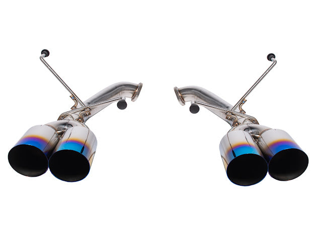 2022-UP SUBARU WRX | AXLE BACK MUFFLER DELETE DOUBLE WALL 4" QUAD TIPS EXHAUST (CHROME OR BURNT BLUE TIPS)